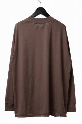 A.F ARTEFACT exclusive THICK-COLLAR BASIC T-SHIRT L/S