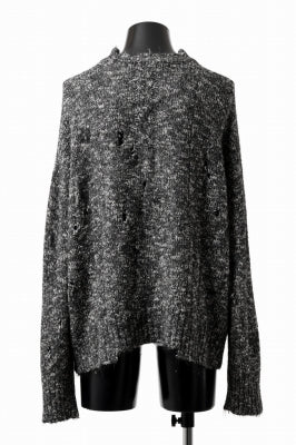 A.F ARTEFACT GRUNGE SWEATER / MELANGE WOOL