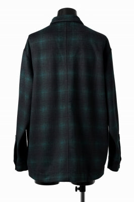 A.F ARTEFACT SNAPPED OVER SHIRT / OMBRE FLANNEL