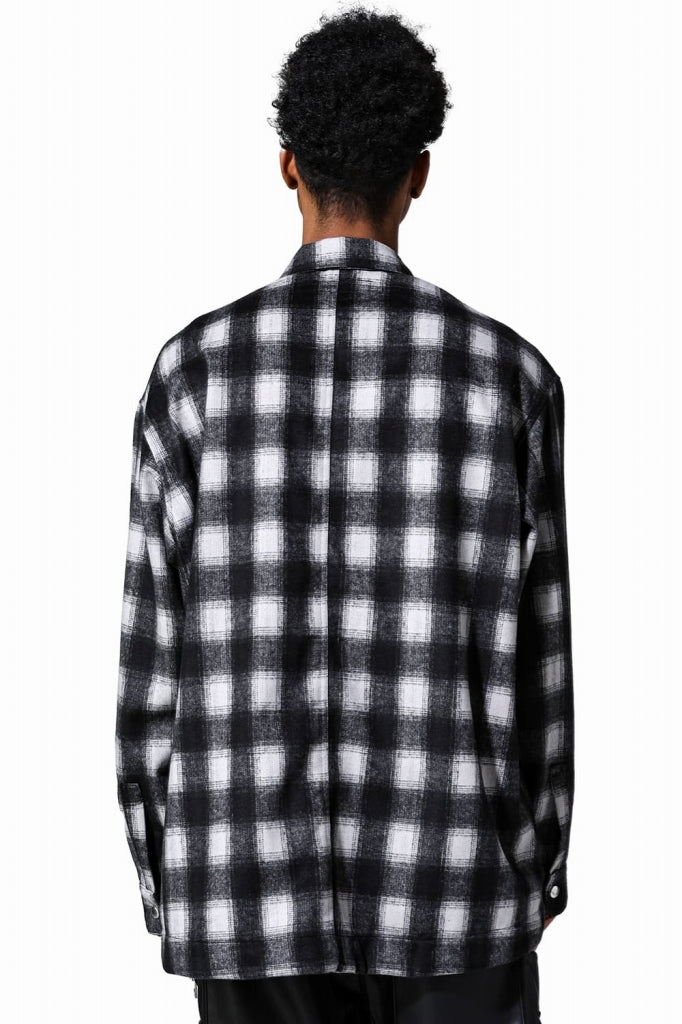 A.F ARTEFACT SNAPPED OVER SHIRT / OMBRE FLANNEL