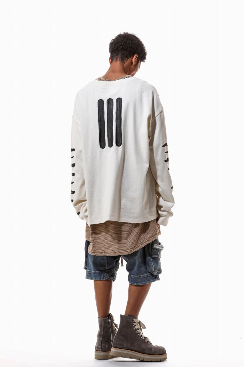 A.F ARTEFACT HEAVY WEIGHT C/JERSEY LS TOPS / PRINT TYPE-B