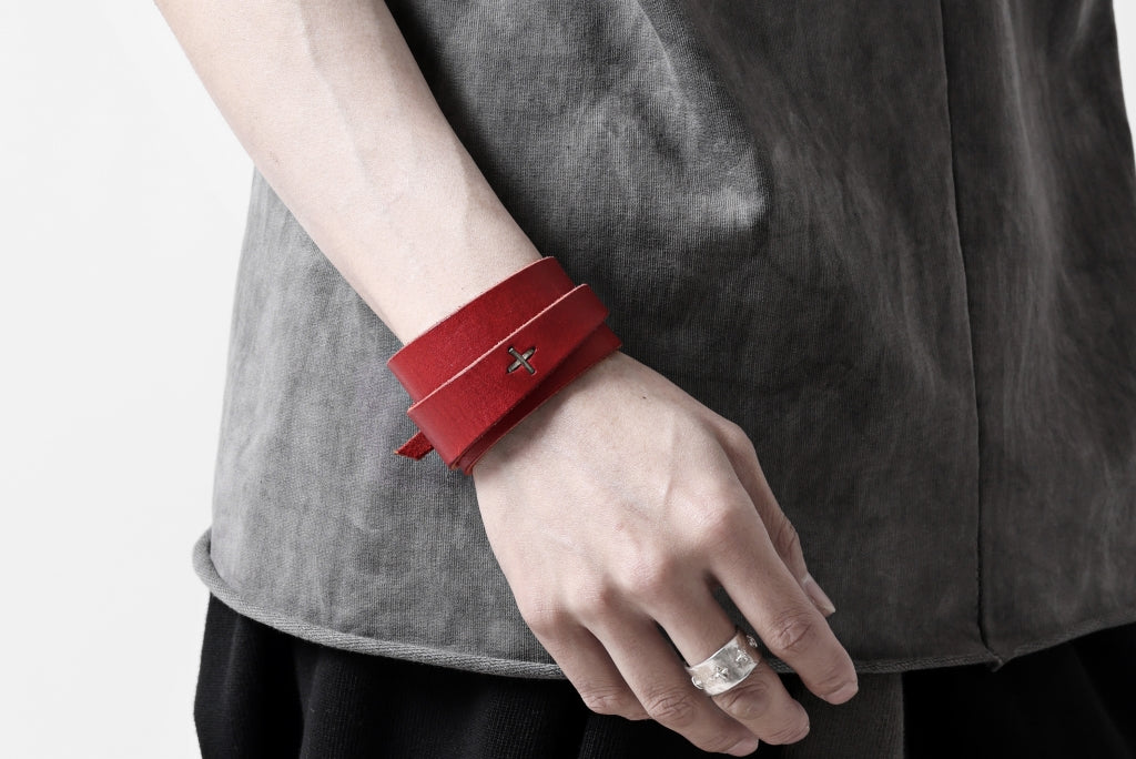 m.a+ croissant wrist band / A-F0K3/GR3,0