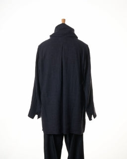 sus-sous sleeping smock / natural dyed linen wool twill