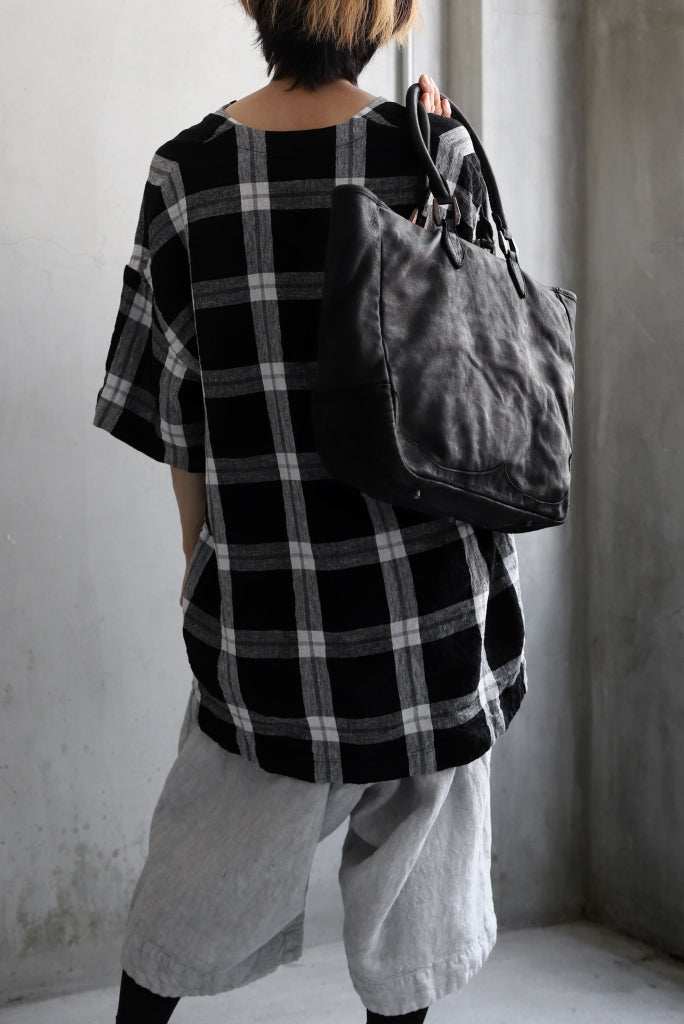 ISAMU KATAYAMA BACKLASH ZIP TOTE BAG / Rough Steer OBJECT DYED