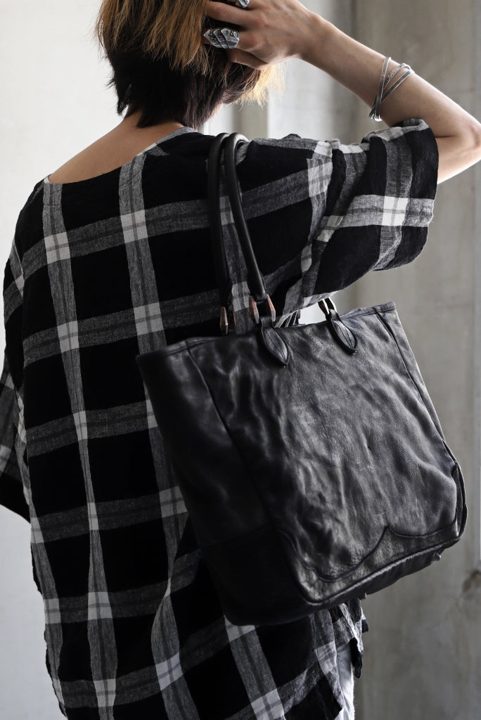 ISAMU KATAYAMA BACKLASH ZIP TOTE BAG / Rough Steer OBJECT DYED