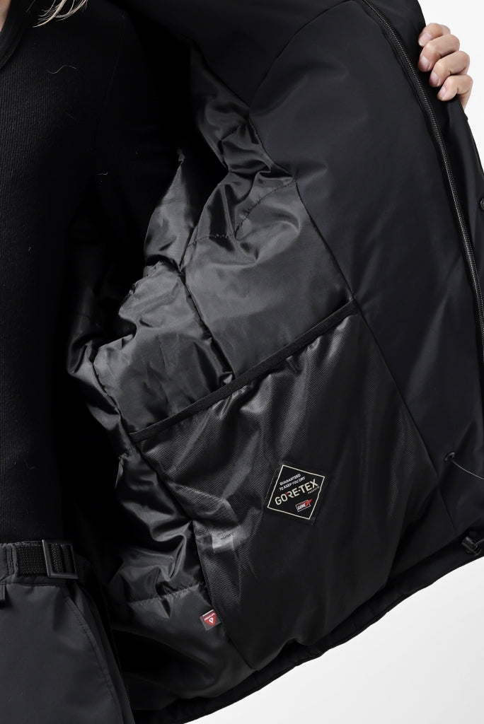 D-VEC x ALMOSTBLACK HOODED JACKET / GORE-TEX PRODUCT 2L PRIMALOFT SHELL