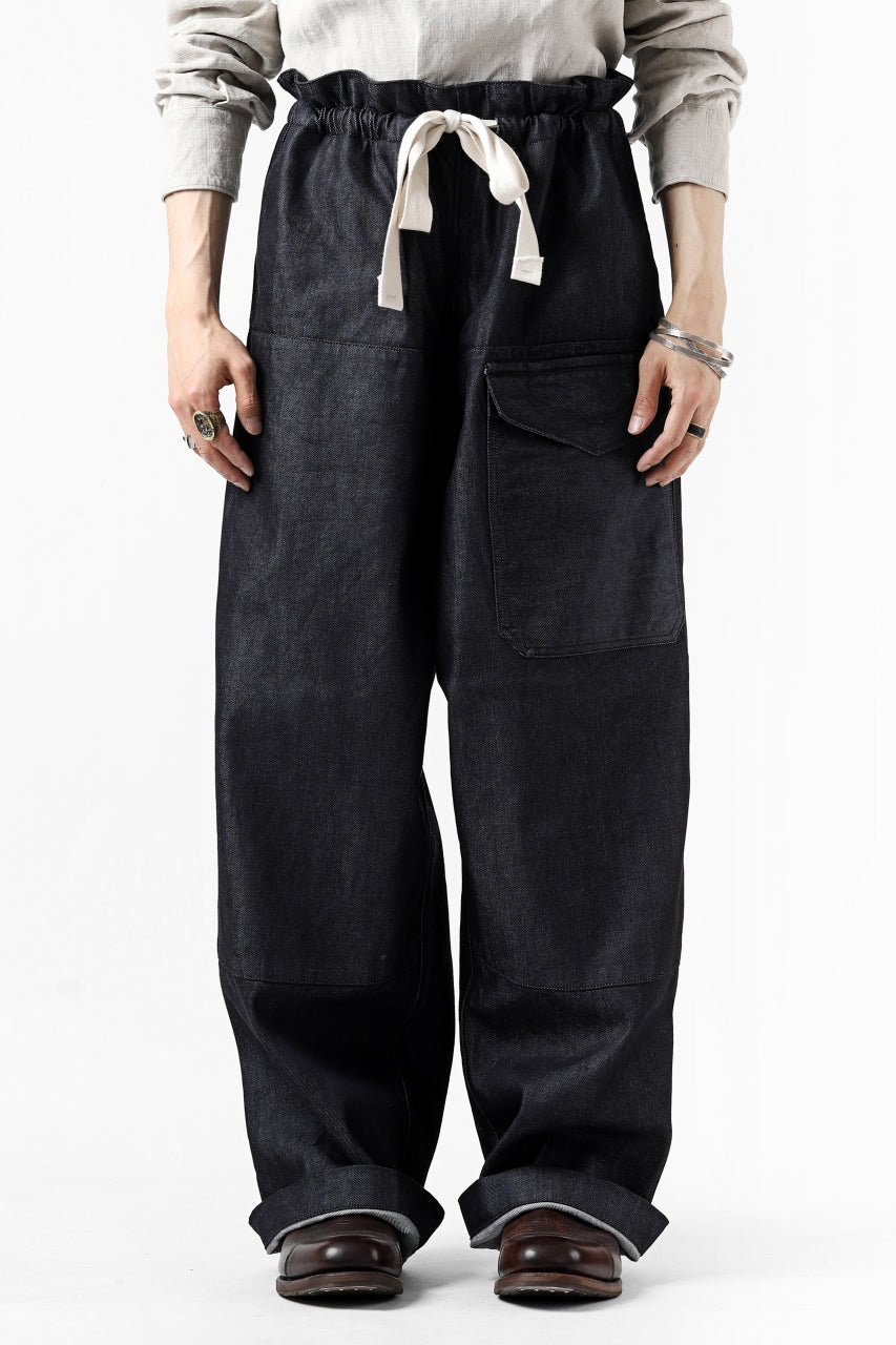 sus-sous trousers MK-1 / 11.5oz supima silket denim (INDIGO) / sus