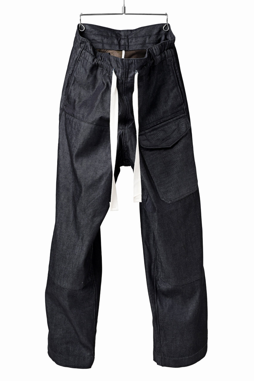 sus-sous trousers MK-1 / C100 supima silket denim (INDIGO) / sus