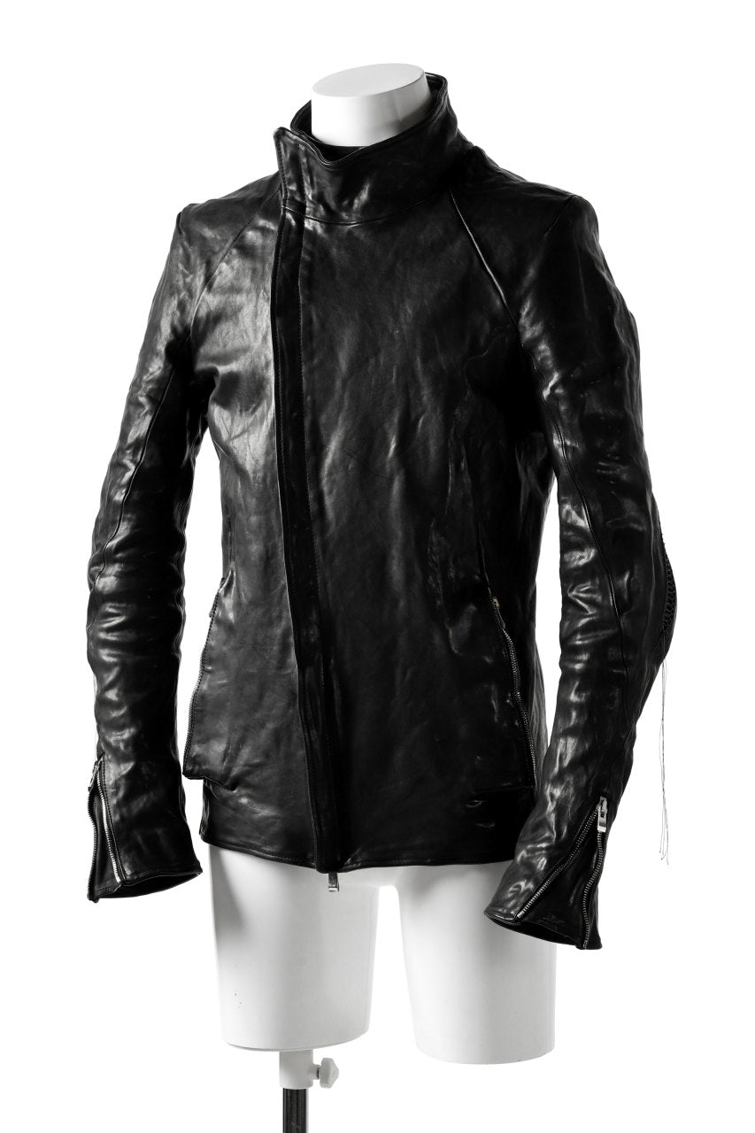 incarnation exclusive HORSE LEATHER RAGLAN DARTS SHOULDER JACKET