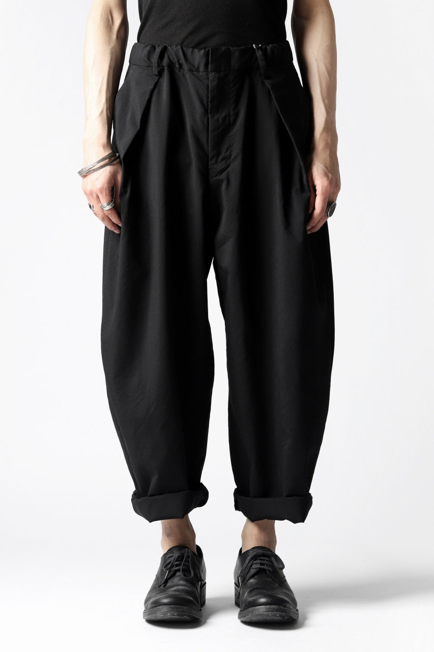 COLINA SASHIKO W-TUCK PANTS D/NAVY-