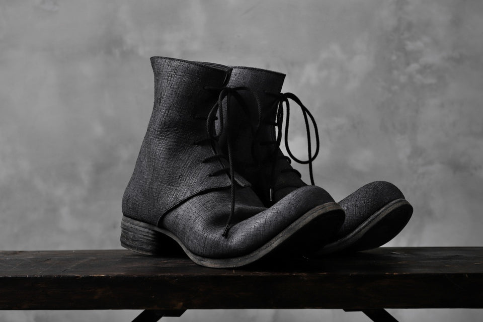 画像をギャラリービューアに読み込む, Portaille exclusive Lace Upped Back Zip Middle Boots (BABELE by TEMPESTI / NERO)
