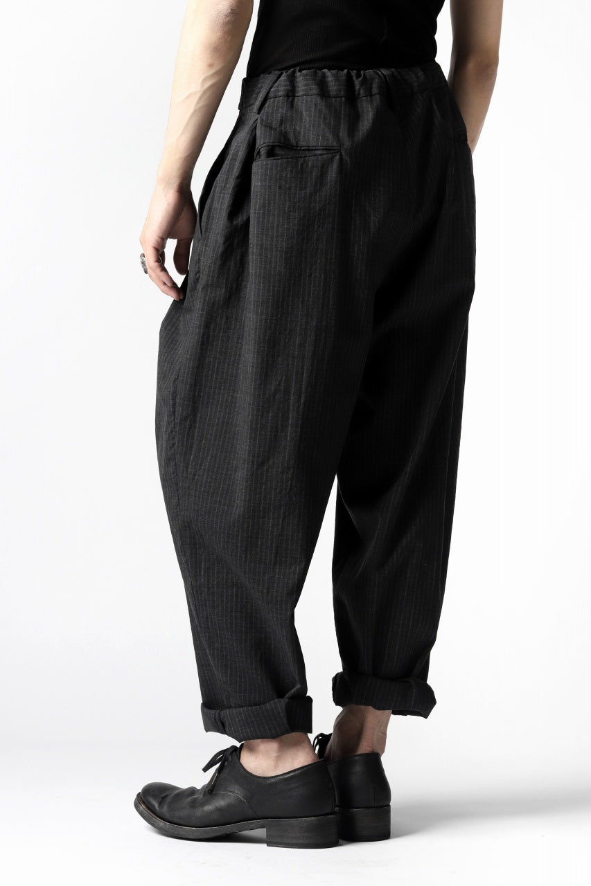 高品質新作 サイズL！COLINA W-TUCK PANTS / WASHABLE WOOL 在庫超歓迎