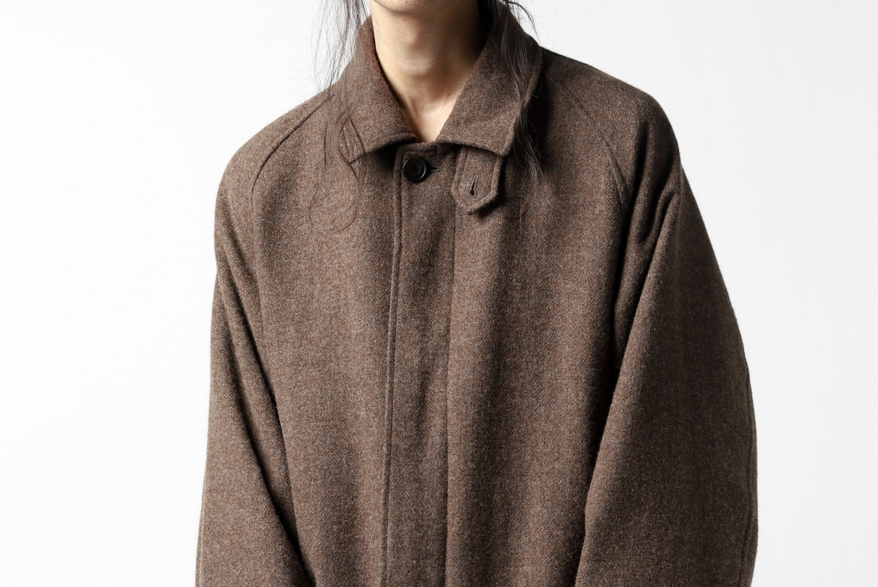 COLINA MAC COAT / BRITISH SUFFOLK TWEED (BROWN)の商品ページ