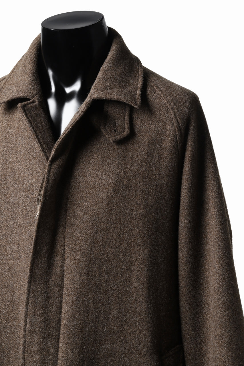 絶妙なデザイン COLINA saffolk tweed 驚きの値段 カナーリ mac coat