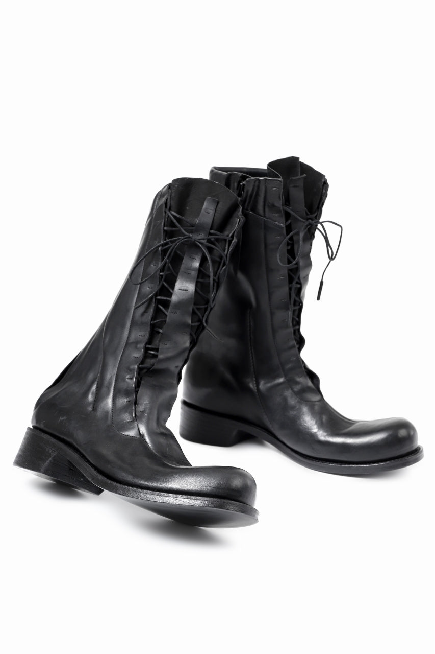 LEON EMANUEL BLANCK DISTORTION COMBAT BOOT / GUIDI HORSE LEATHER