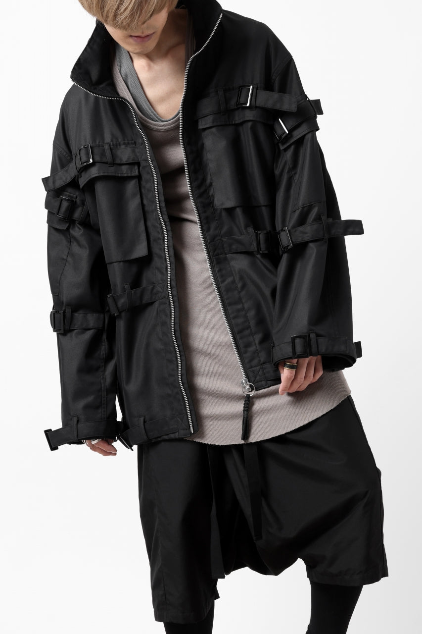 22ss ALMOSTBLACK MILITARY FLIGHT JACKET-