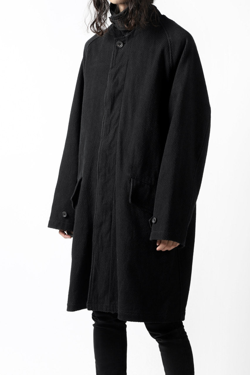 COLINA BALMACAAN COAT / SASHIKO (BLACK)の商品ページ | コリーナの