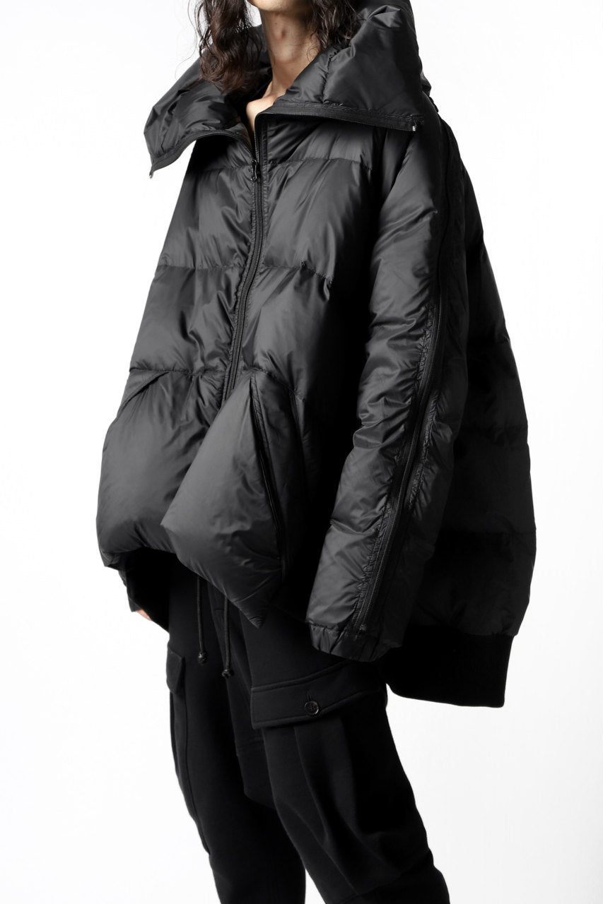 RUNDHOLZ HIGHNECK BOMBER JACKET / DOWN PADDING (BLACK)の商品ページ