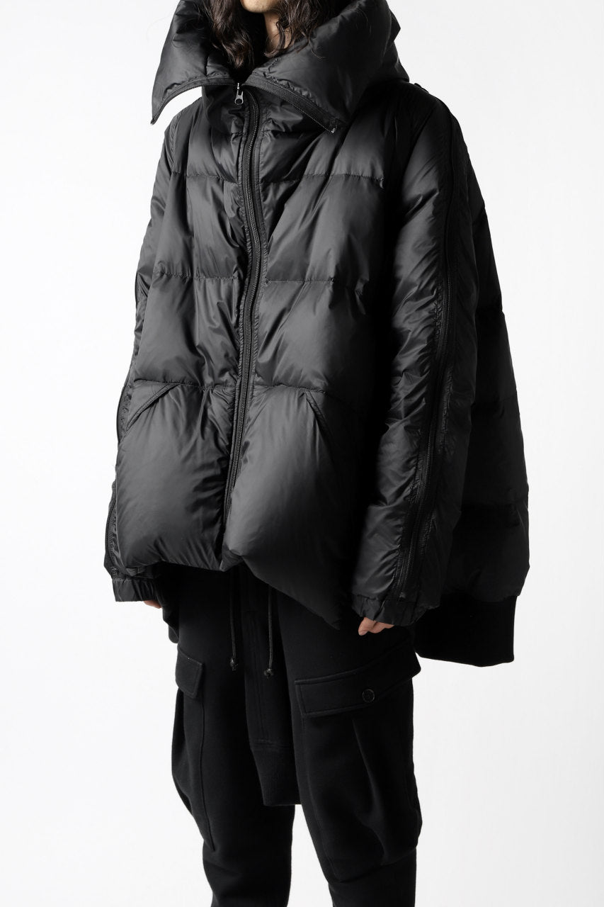 RUNDHOLZ HIGHNECK BOMBER JACKET / DOWN PADDING (BLACK)の商品ページ