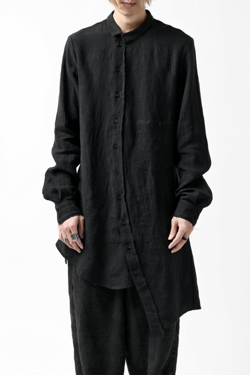 Aleksandr Manamis Asymmetry Shirt (BLACK)の商品ページ