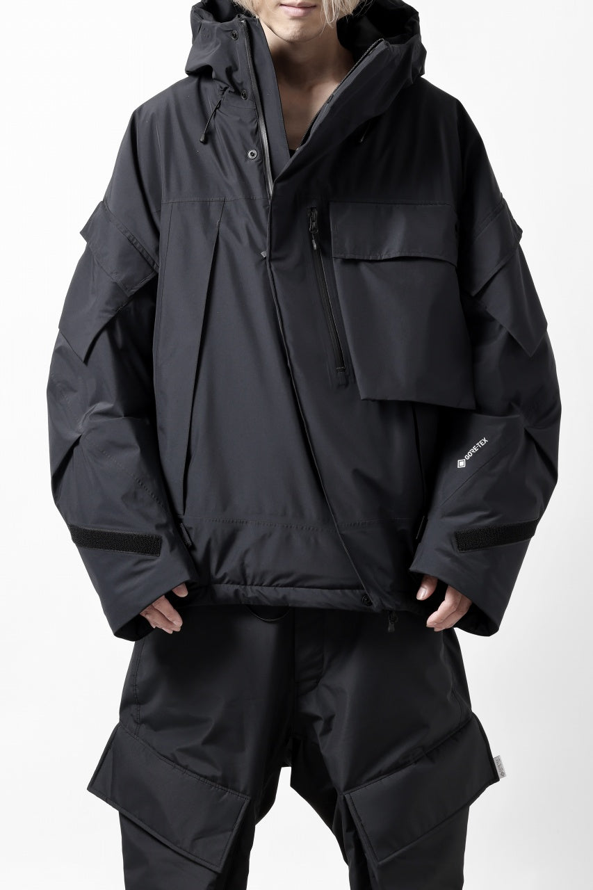 D-VEC x ALMOSTBLACK HOODED JACKET / GORE-TEX PRODUCT 2L PRIMALOFT