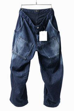 Y's BACK TWO TUCK PANTS / 8oz SPOTTED HORSE CRAFT DENIM (INDIGO)の