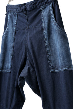 Y's BACK TWO TUCK PANTS / 8oz SPOTTED HORSE CRAFT DENIM (INDIGO)の