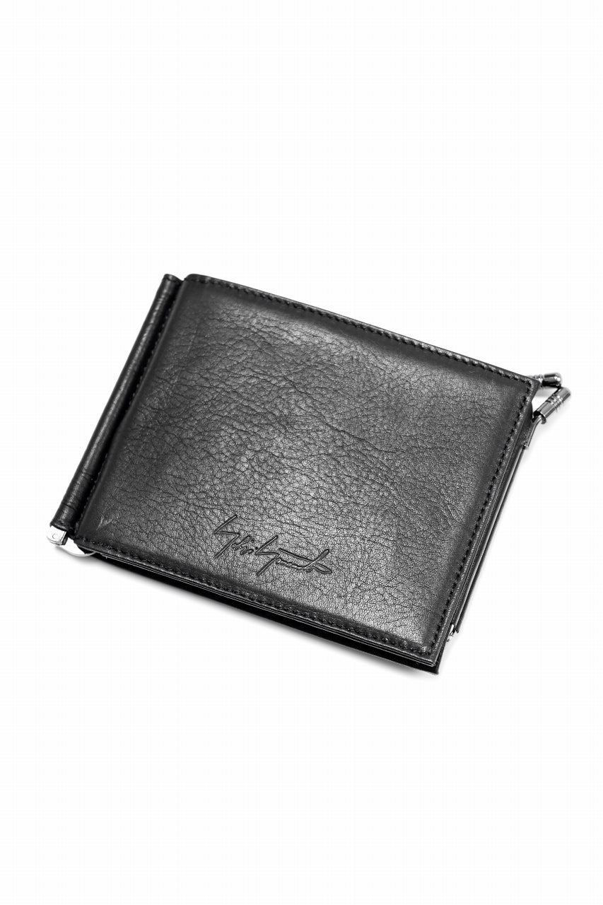 discord Yohji Yamamoto Money Clip Wallet / Shrink Cow Skin Leather