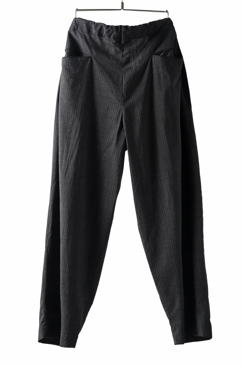 Washable Merino Wool Black Pants -- Wide Leg