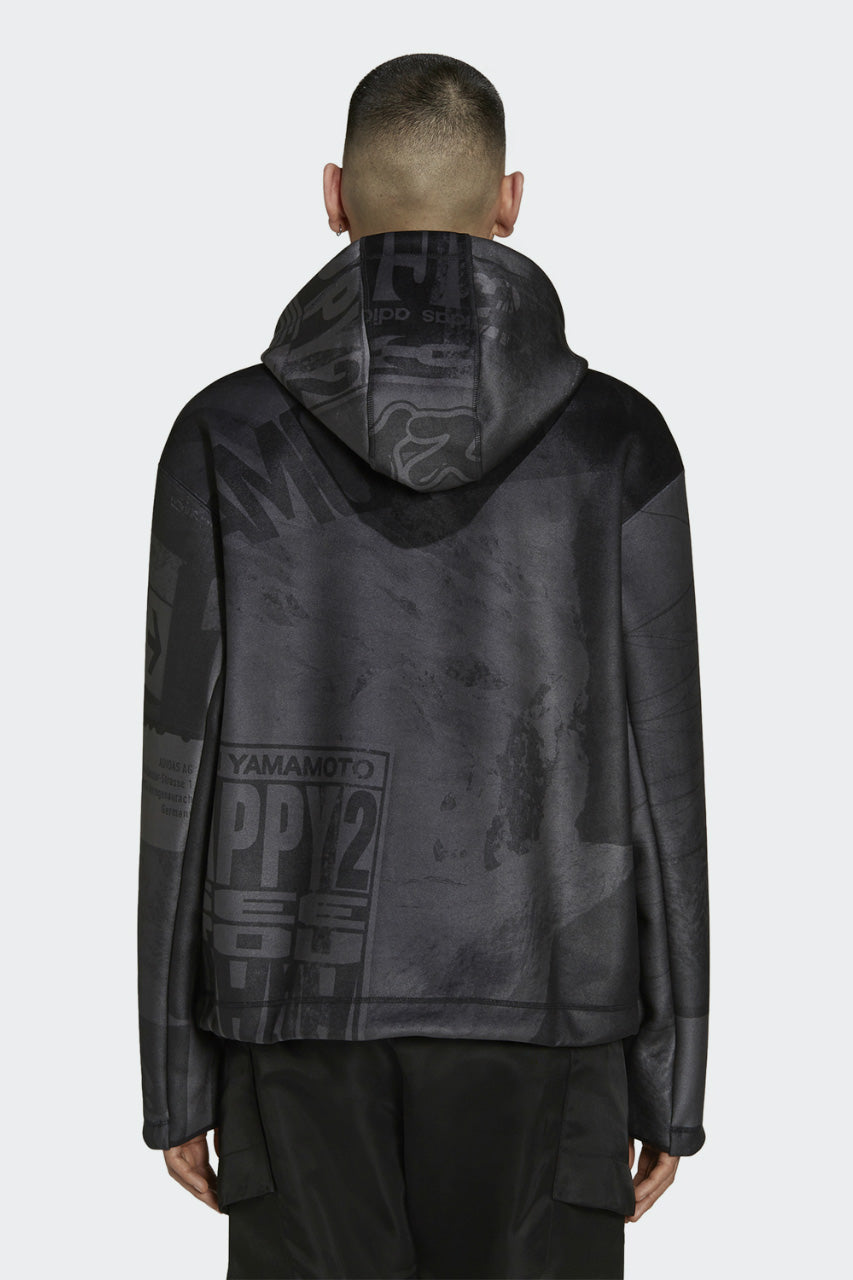 Y-3 ワイスリー 21AW VELVET SPACER ZINE ALLOVER PRINT HOODIE