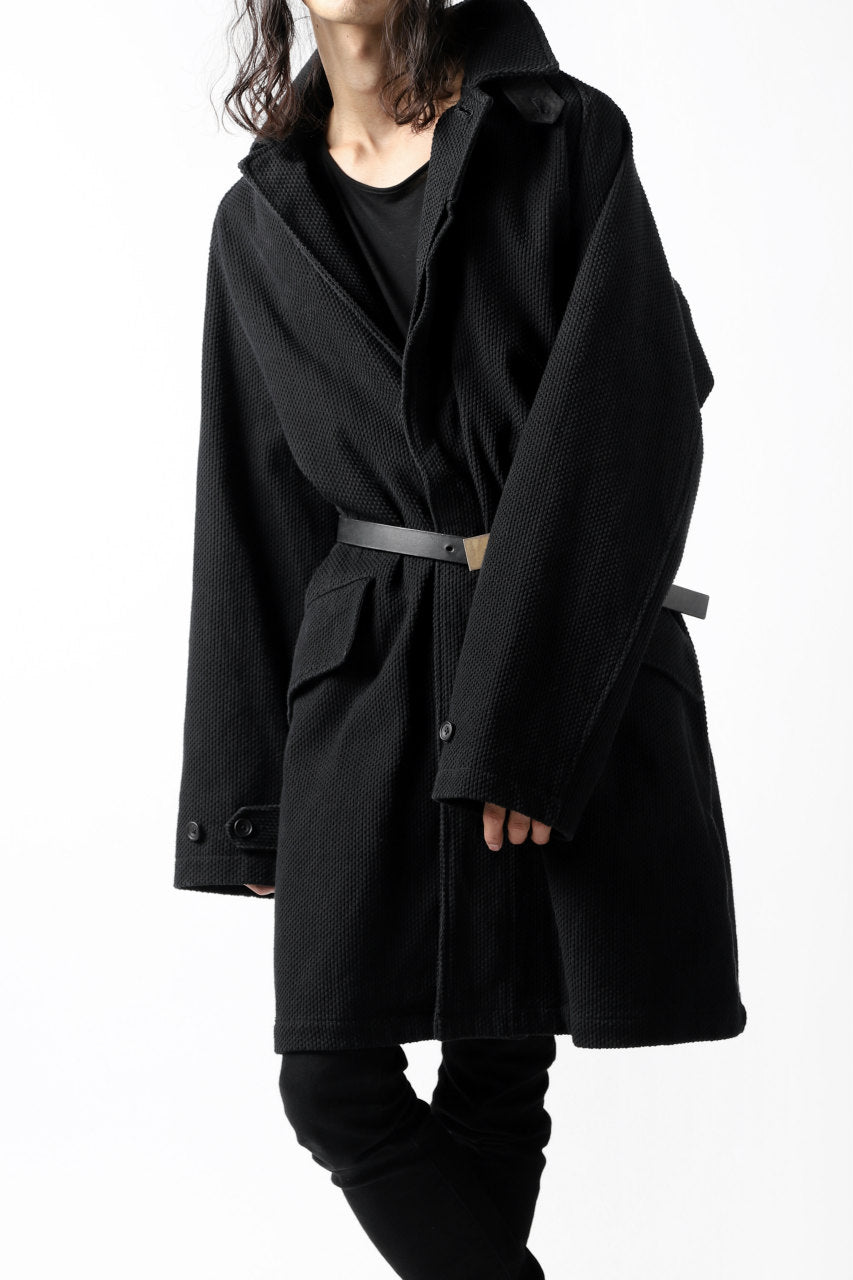 COLINA BALMACAAN COAT / SASHIKO (BLACK)の商品ページ | コリーナの