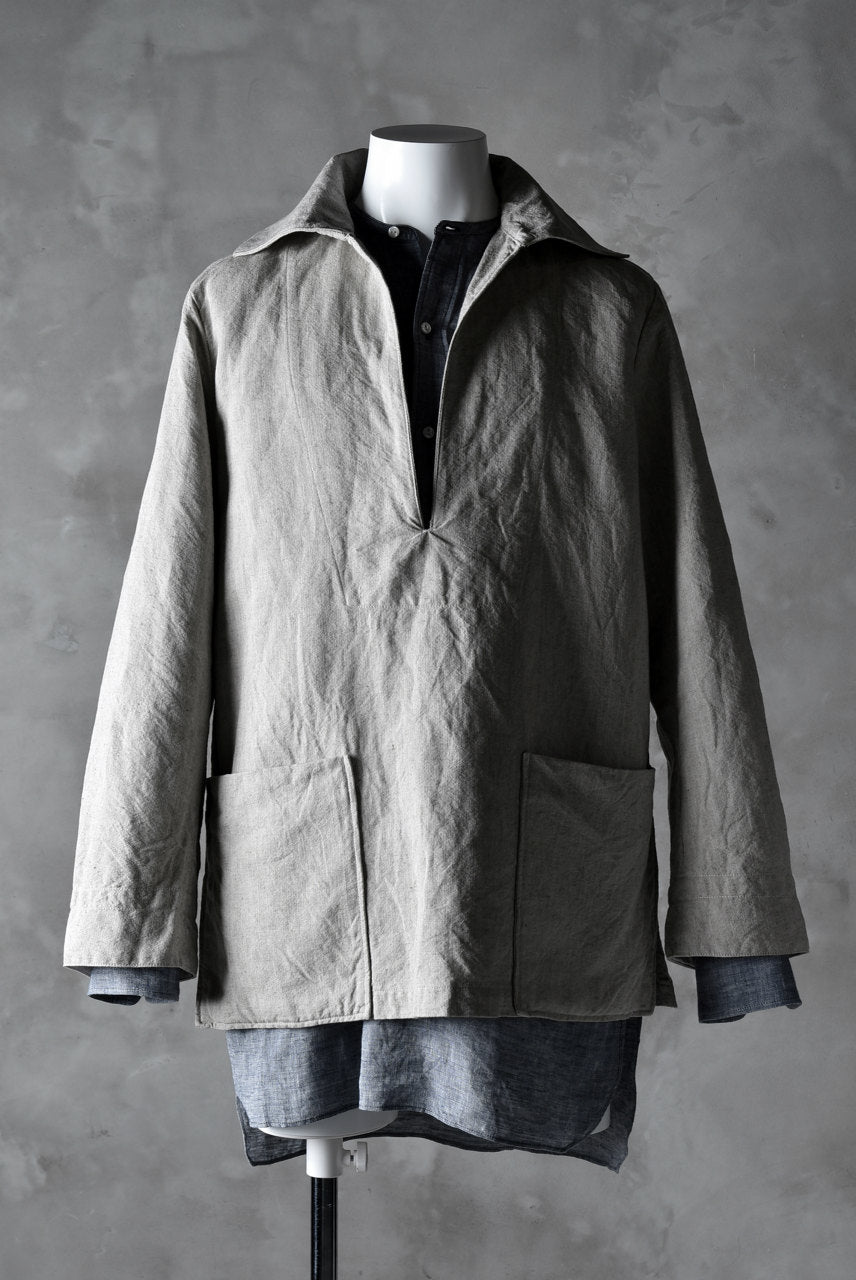 sus-sous fisher man smock jacket (NATURAL) – LOOM OSAKA