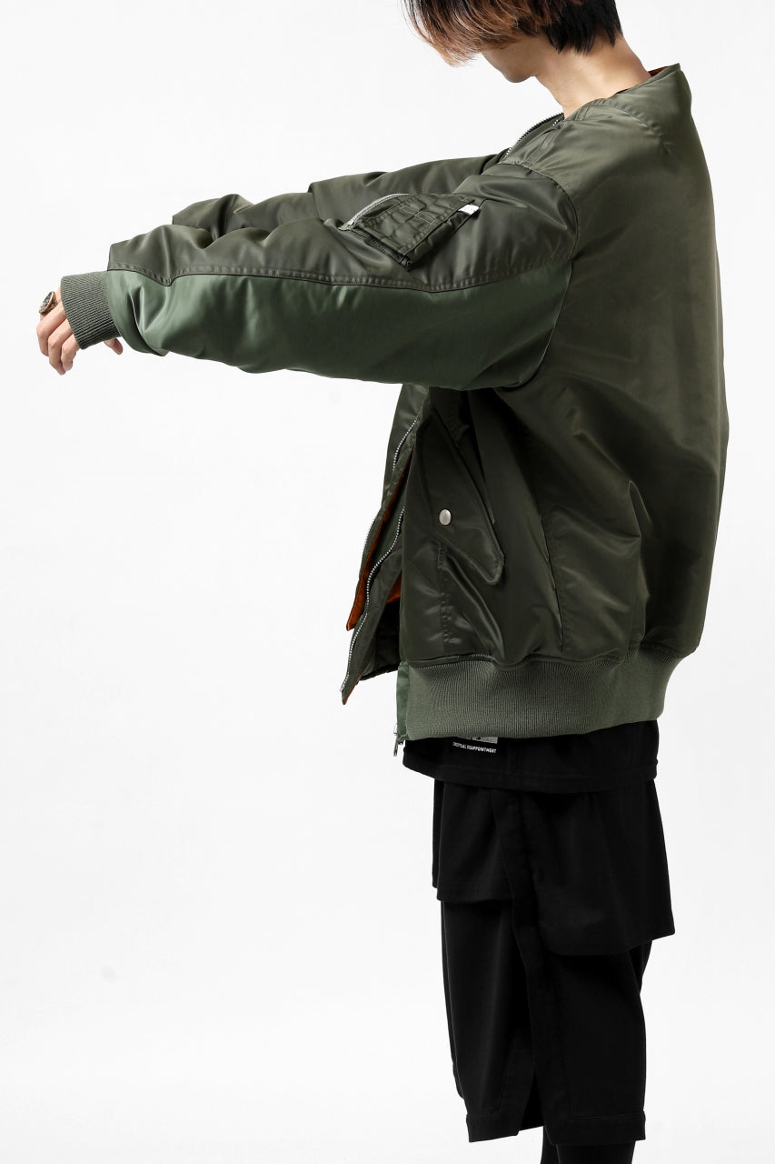 FACETASM BUG MA-1 JACKET (KHAKI)の商品ページ | ファセッタズムの