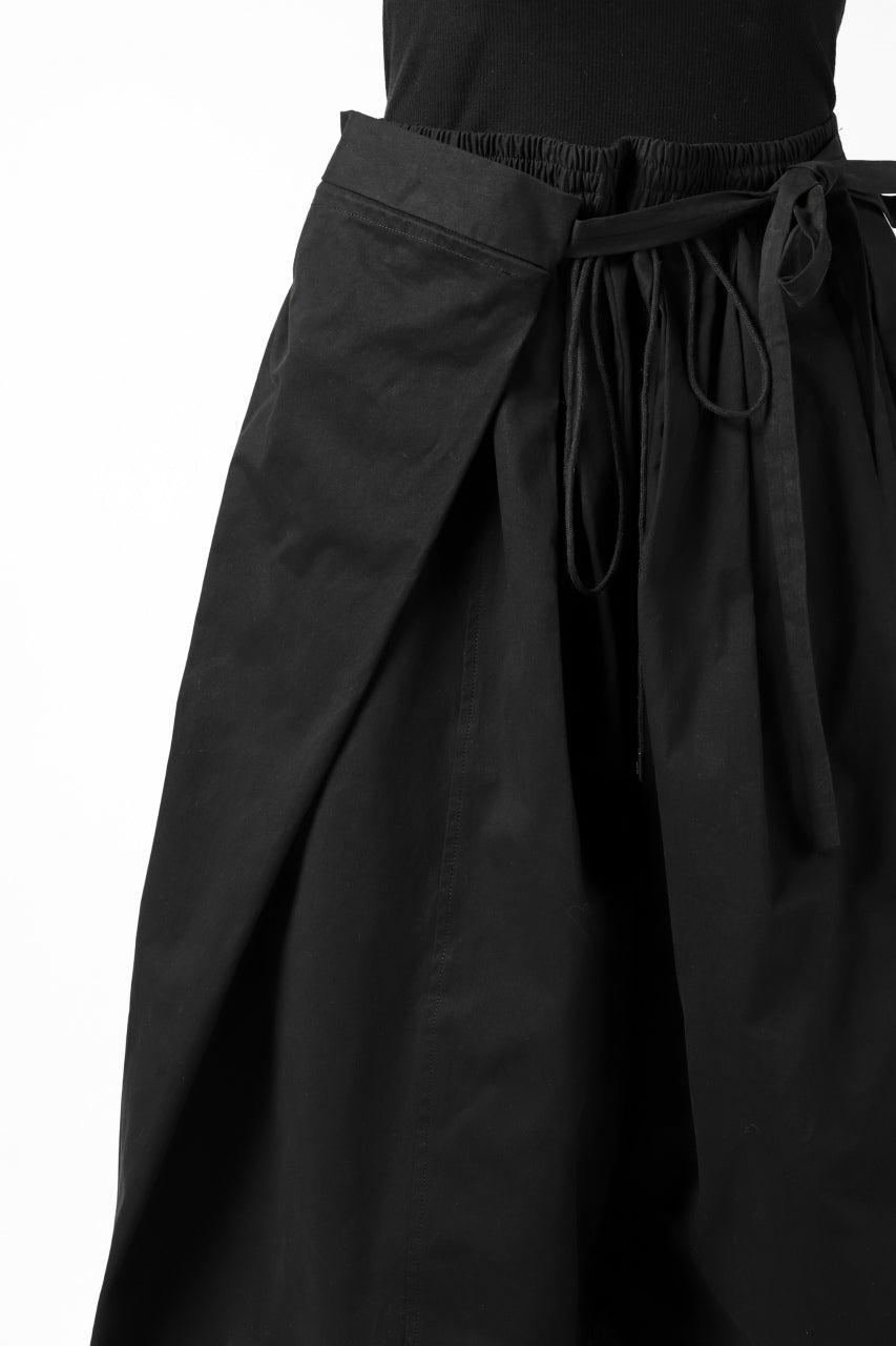 JOE CHIA WIDE VOLUME WRAP PANTS (BLACK)の商品ページ | ジョー チア