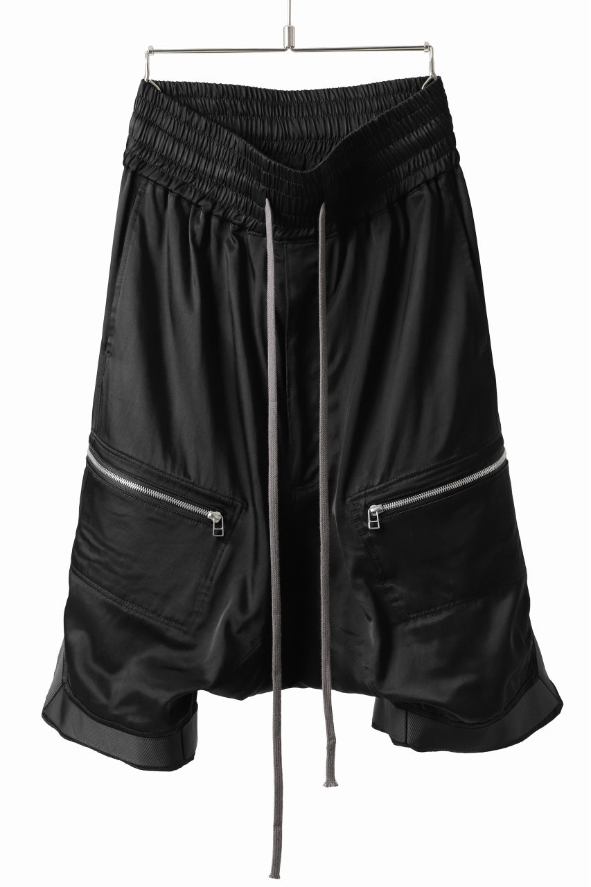 A.F ARTEFACT SAROUEL SHORT PANTS / LUXURY FABRIC (BLACK)の商品