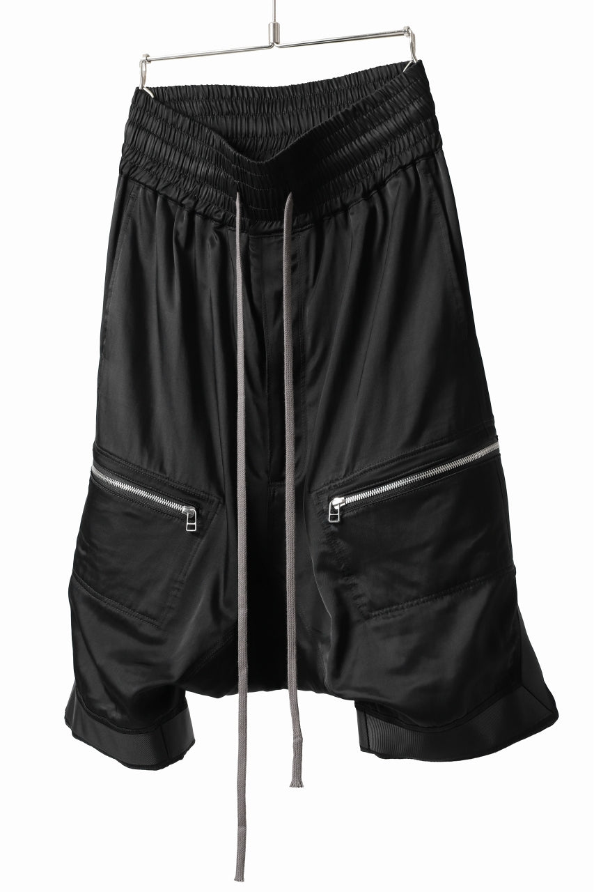 A.F ARTEFACT SAROUEL SHORT PANTS / LUXURY FABRIC (BLACK)の商品