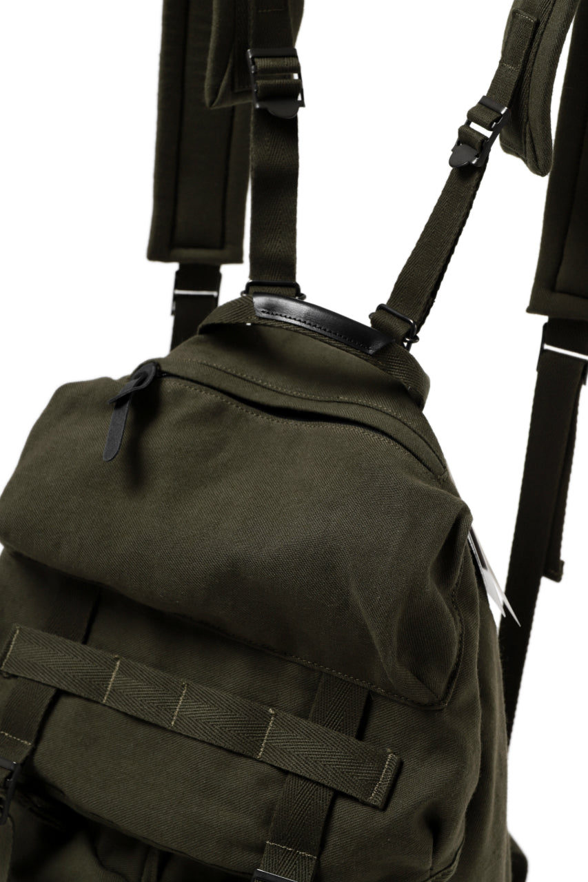 本物の y's WOOL SERGE MILITARY BACKPACK ヨウジヤマモト リュック