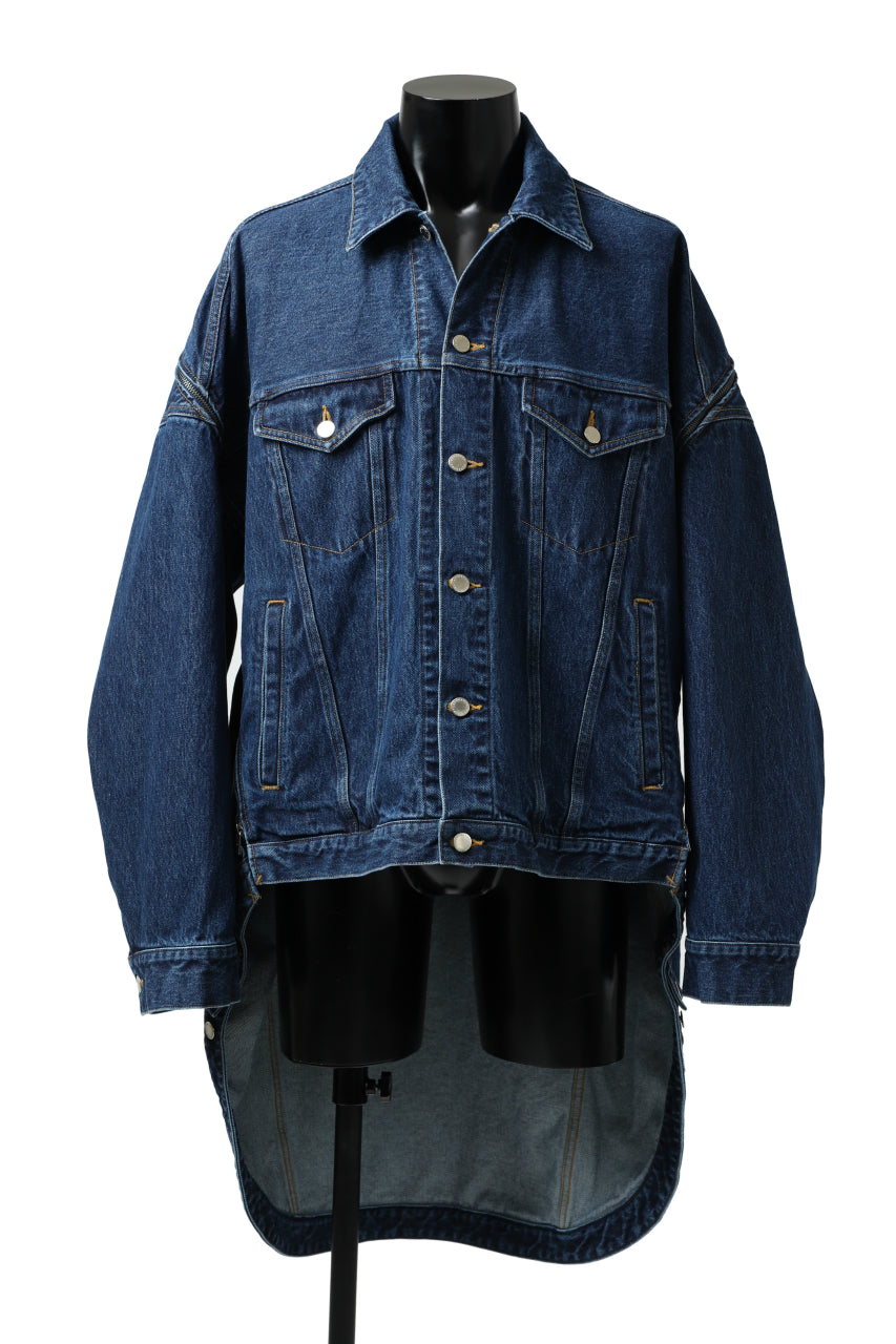 FACETASM HIGH-LOW ZIPPER DENIM JACKET (INDIGO)の商品ページ