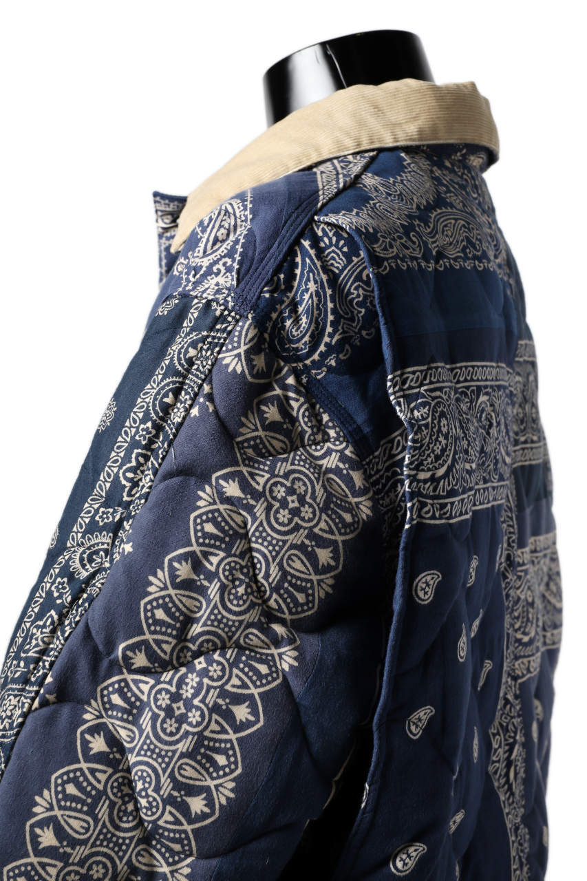 READYMADE QUILTED BANDANA BURN COAT (NAVY) – LOOM OSAKA