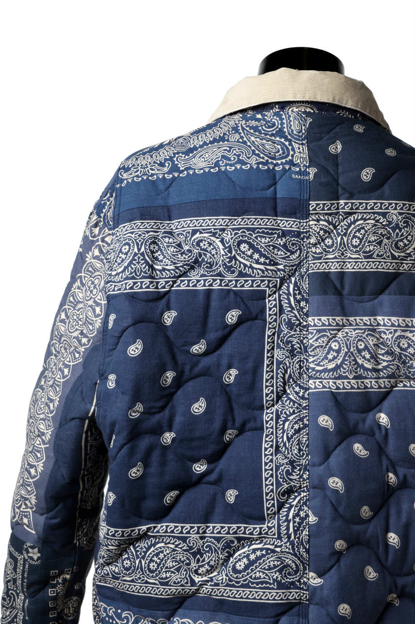 READYMADE QUILTED BANDANA BURN COAT (NAVY) – LOOM OSAKA