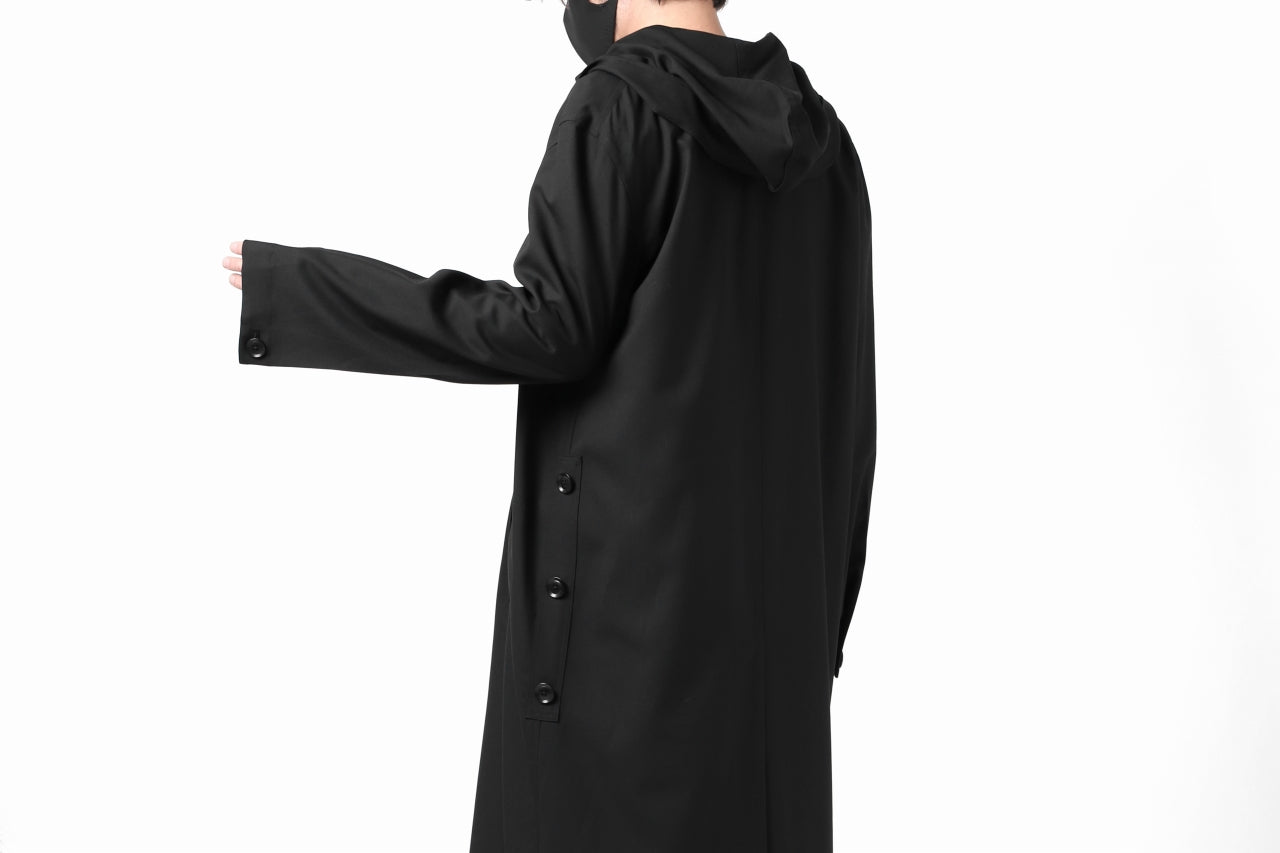 Y's BANG ON! No.103 HOODED COAT WOOL TROPICAL (BLACK)の商品ページ