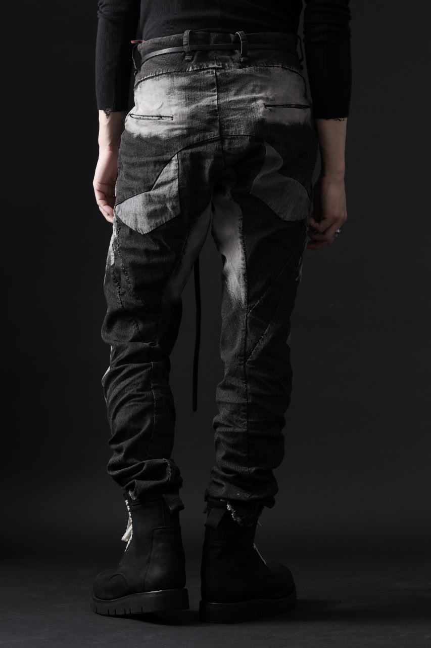 ライトブラウン/ブラック JULIUS DAMAGED CARGO DENIM 【新品・未使用