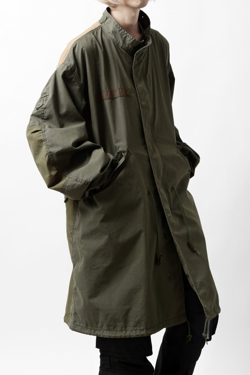 mastermind WORLD x ALPHA INDUSTRIES M-65 FISHTAIL COAT - CRAZY