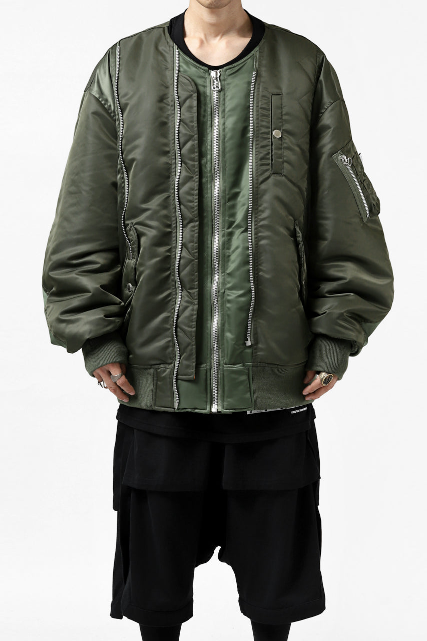 FACETASM BUG MA-1 JACKET (KHAKI)の商品ページ | ファセッタズムの