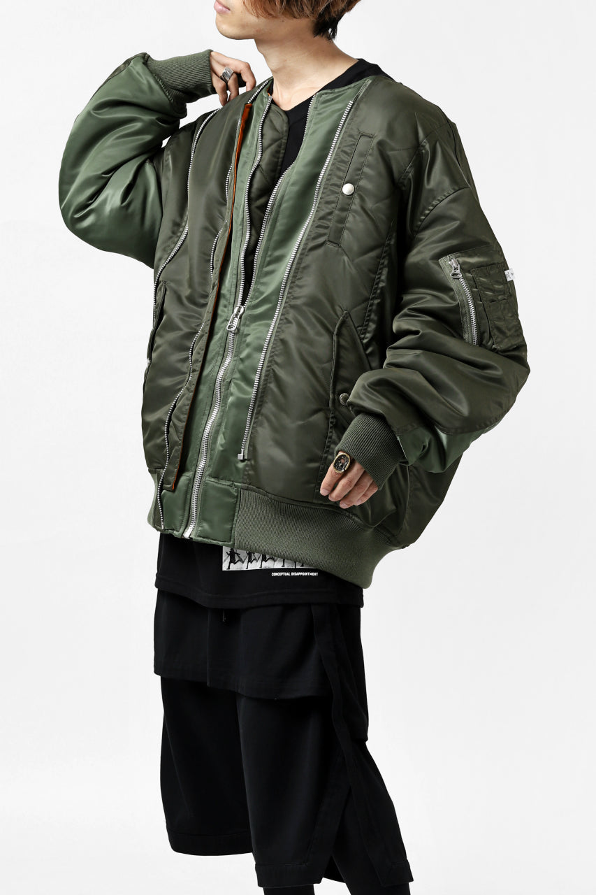 22AW【タグ付き・新品・定価126,500円】FACETASM LAYERD MA-1 JACKET