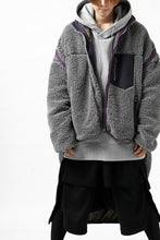 FACETASM HIGH-LOW ZIPPER FLEECE JACKET (GREY)の商品ページ