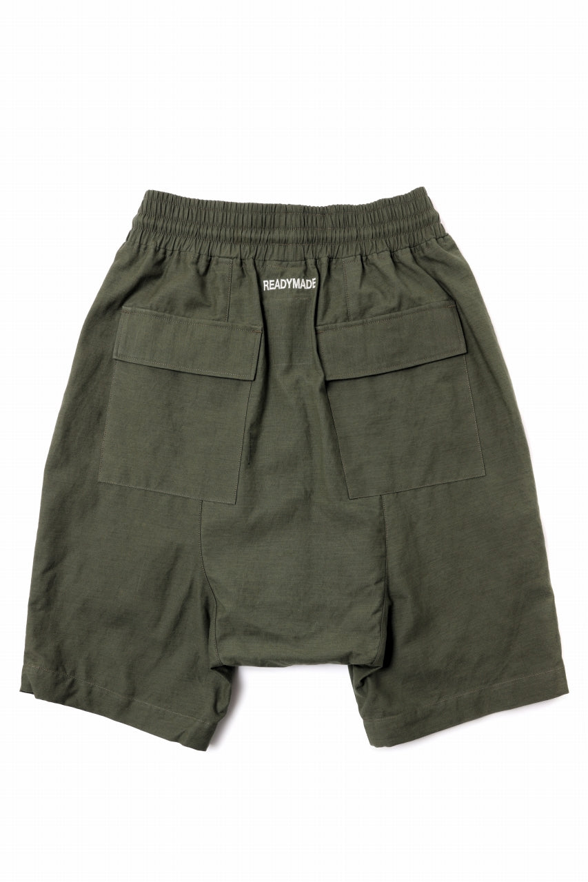 最新人気 [READYMADE] 21SS SEROUEL SHORTS 1 カーキ サルエルパンツ