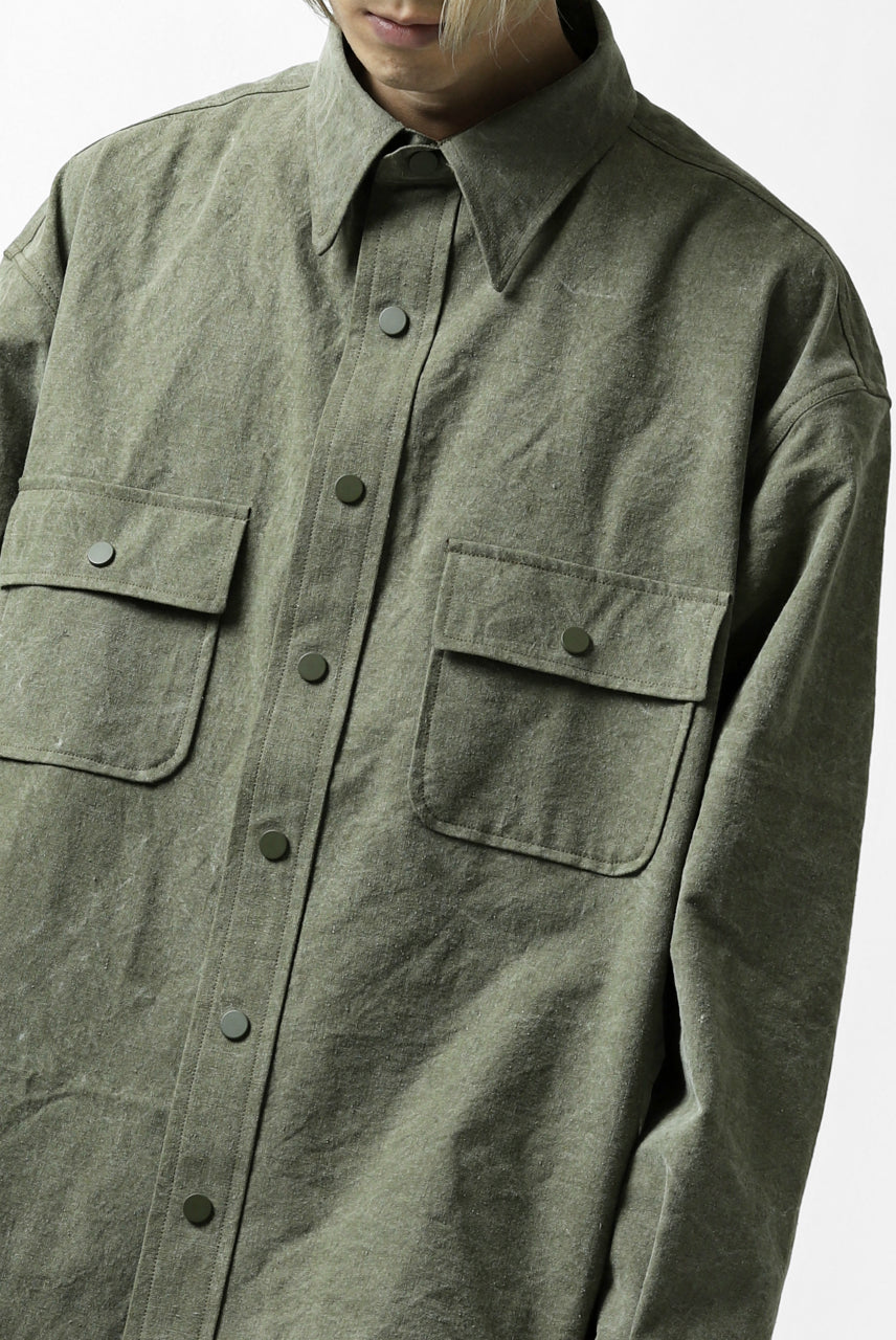 READYMADE OVERSIZE SHIRT (KHAKI GREEN #A) - レディメイドの公式通販