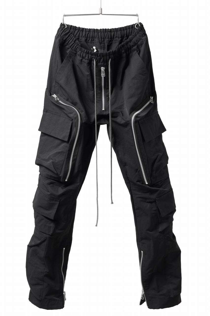 A.F ARTEFACT RADICAL-ZIP FIELD PANTS (BLACK)の商品ページ