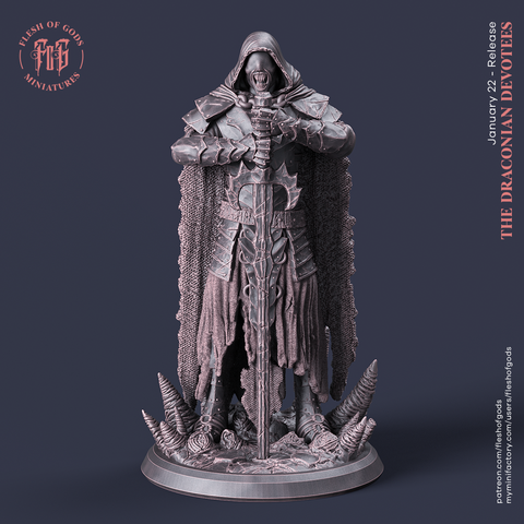 3D Printable Vulture Coven Witch by Flesh of Gods